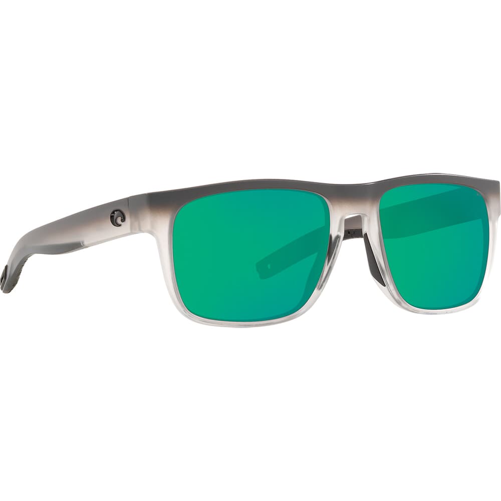 Costa Spearo Ocearch Matte Fog Gray Sunglasses w/ Green Mirror 580G Lenses SPO-277OC-OGMGLP
