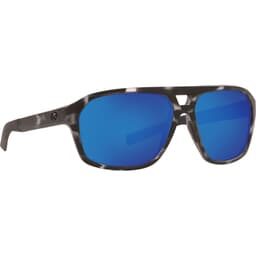 Costa Switchfoot Ocearch Matte Tiger Shark Sunglasses w/ Blue Mirror 580P Lenses SWF-140OC-OBMP