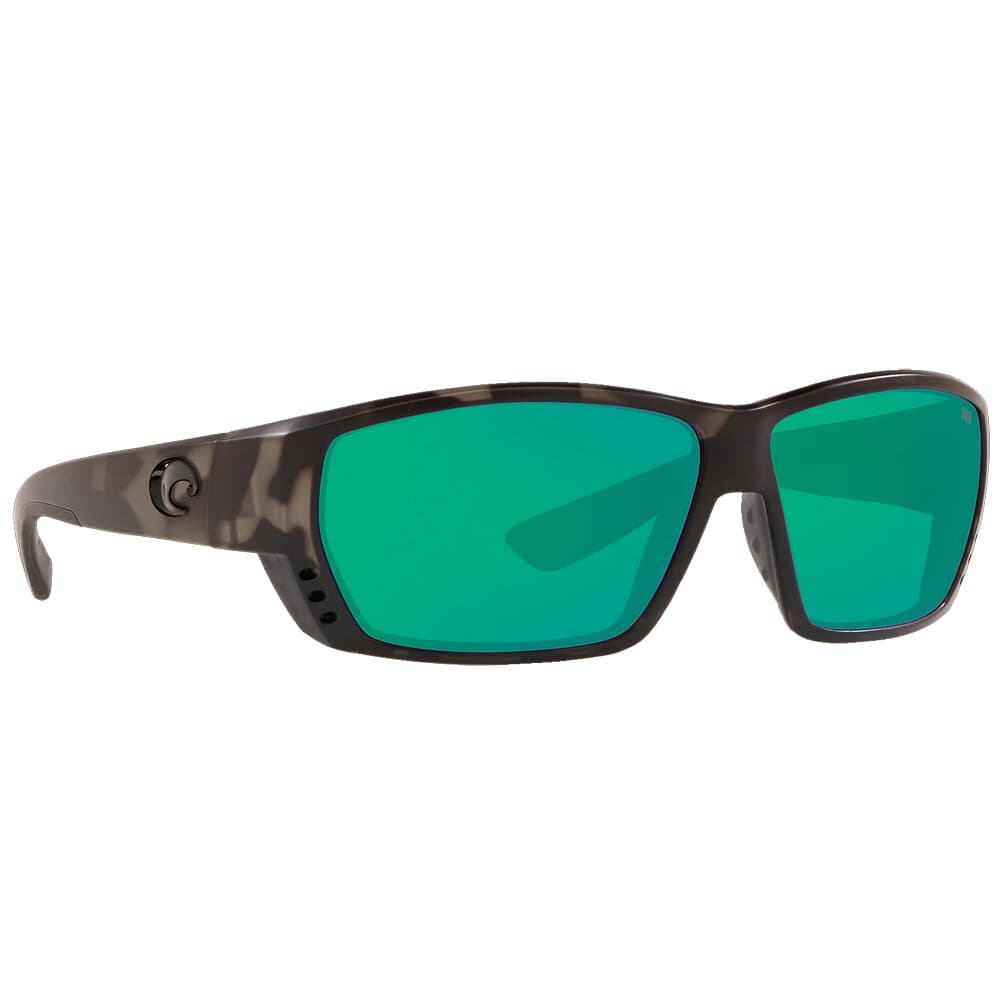 Costa Tuna Alley Ocearch Matte Tiger Shark Sunglasses w/ Green Mirror 580G Lenses TA-140OC-OGMGLP