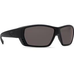 Costa Tuna Alley Blackout Frame Sunglasses w/ Gray 580G Lenses TA-01-OGGLP