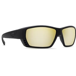 Costa Tuna Alley Blackout Frame Sunglasses w/ Sunrise Silver Mirror 580G Lenses TA-01-OSSGLP