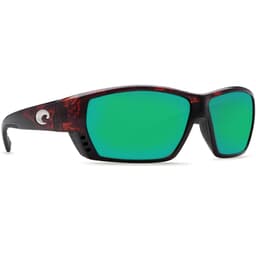 Costa Tuna Alley Tortoise Global Fit Frame Sunglasses w/ Green Mirror 580G Lenses TA-10GF-OGMGLP