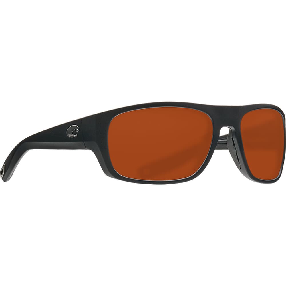 Costa Tico Matte Black Frame Sunglasses w/ Copper 580P Lenses TCO-11-OCP