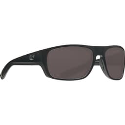 Costa Tico Matte Black Frame Sunglasses w/ Gray 580G Lenses TCO-11-OGGLP