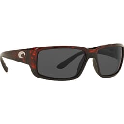 Costa Fantail Tortoise Global Fit Frame Sunglasses w/ Gray 580P Lenses TF-10GF-OGP
