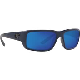 Costa Fantail Midnight Blue Frame Sunglasses w/ Blue Mirror 580P Lenses TF-14-OBMP