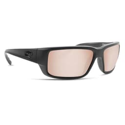 Costa Fantail Blackout Frame Sunglasses w/ Copper Silver Mirror 580G Lenses TF-01-OSCGLP