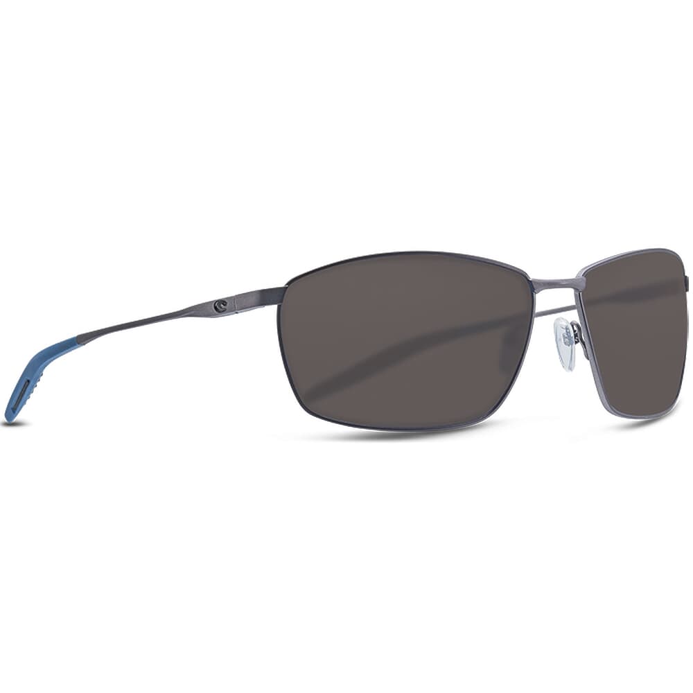 Costa Turret Matte Dark Gunmetal/Deep Blue/Black Frame Sunglasses TRT-247