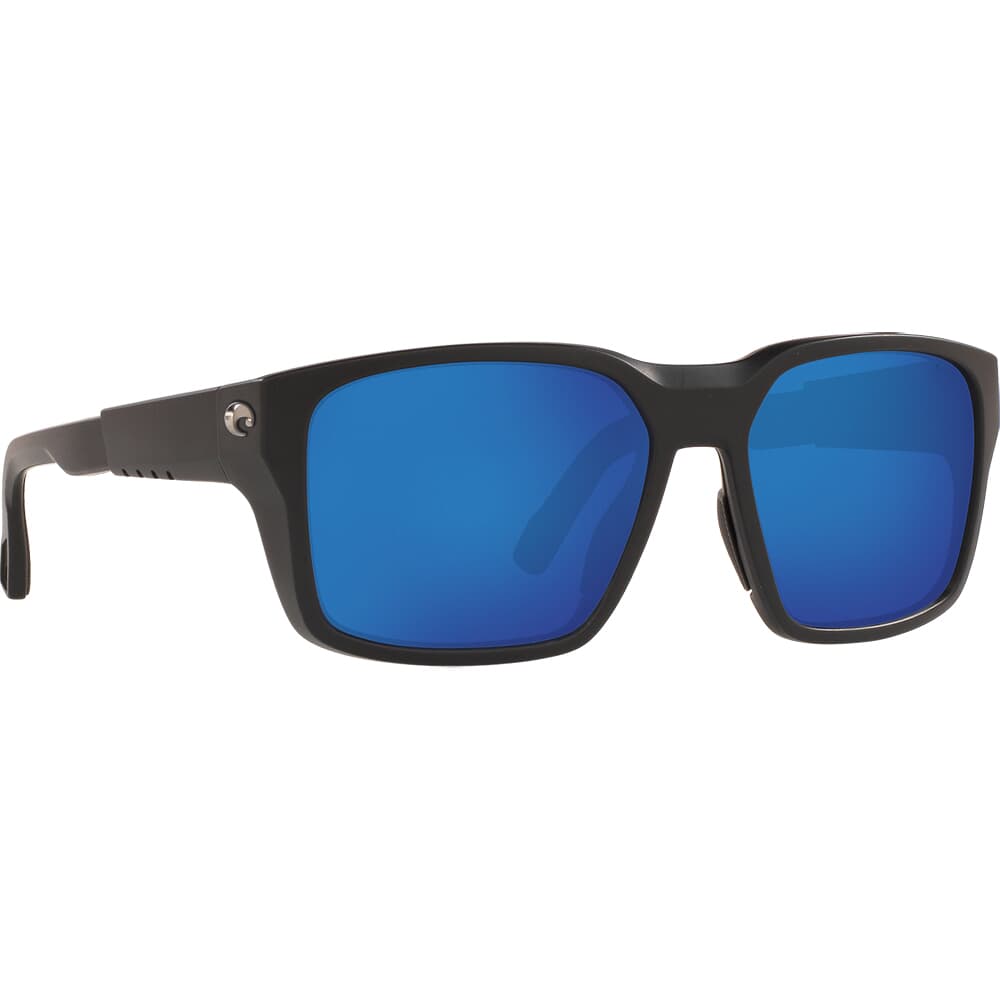 Costa Tailwalker Matte Black Sunglasses w/ Blue Mirror 580P Lenses TWK-11-OBMP