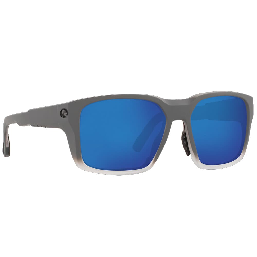 Costa Tailwalker Matte Fog Gray Sunglasses w/ Blue Mirror 580G Lenses TWK-277-OBMGLP