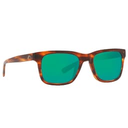 Costa Tybee Shiny Tortoise Sunglasses w/ Green Mirror 580G Lenses TYB-10-OGMGLP