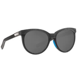 Costa Untangled Victoria Net Gray w/Blue Rubber Sunglasses w/ Gray 580G Lenses UC4-00B-OGGLP
