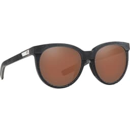 Costa Untangled Victoria Net Gray w/Black Rubber Sunglasses w/ Copper 580G Lenses UC4-00G-OCGLP