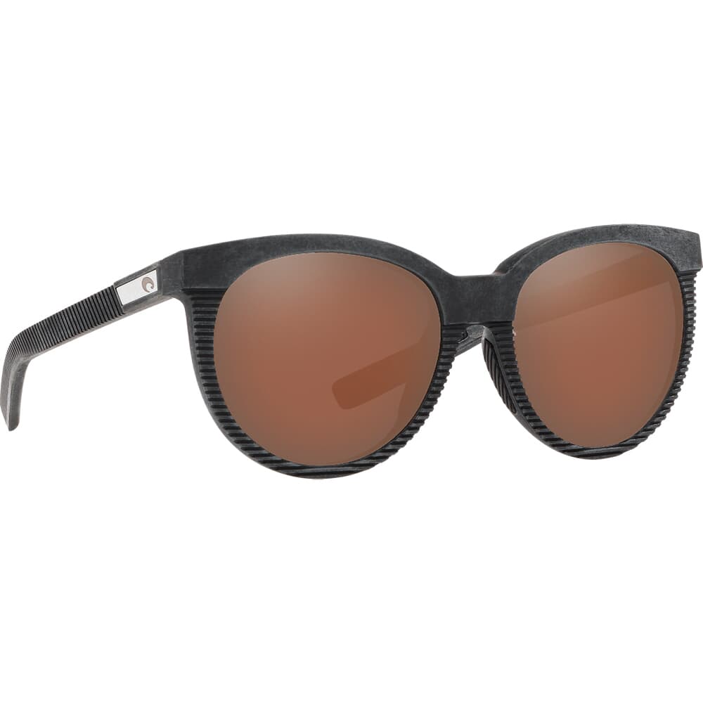 Costa Untangled Victoria Net Gray w/Black Rubber Sunglasses w/ Copper 580G Lenses UC4-00G-OCGLP