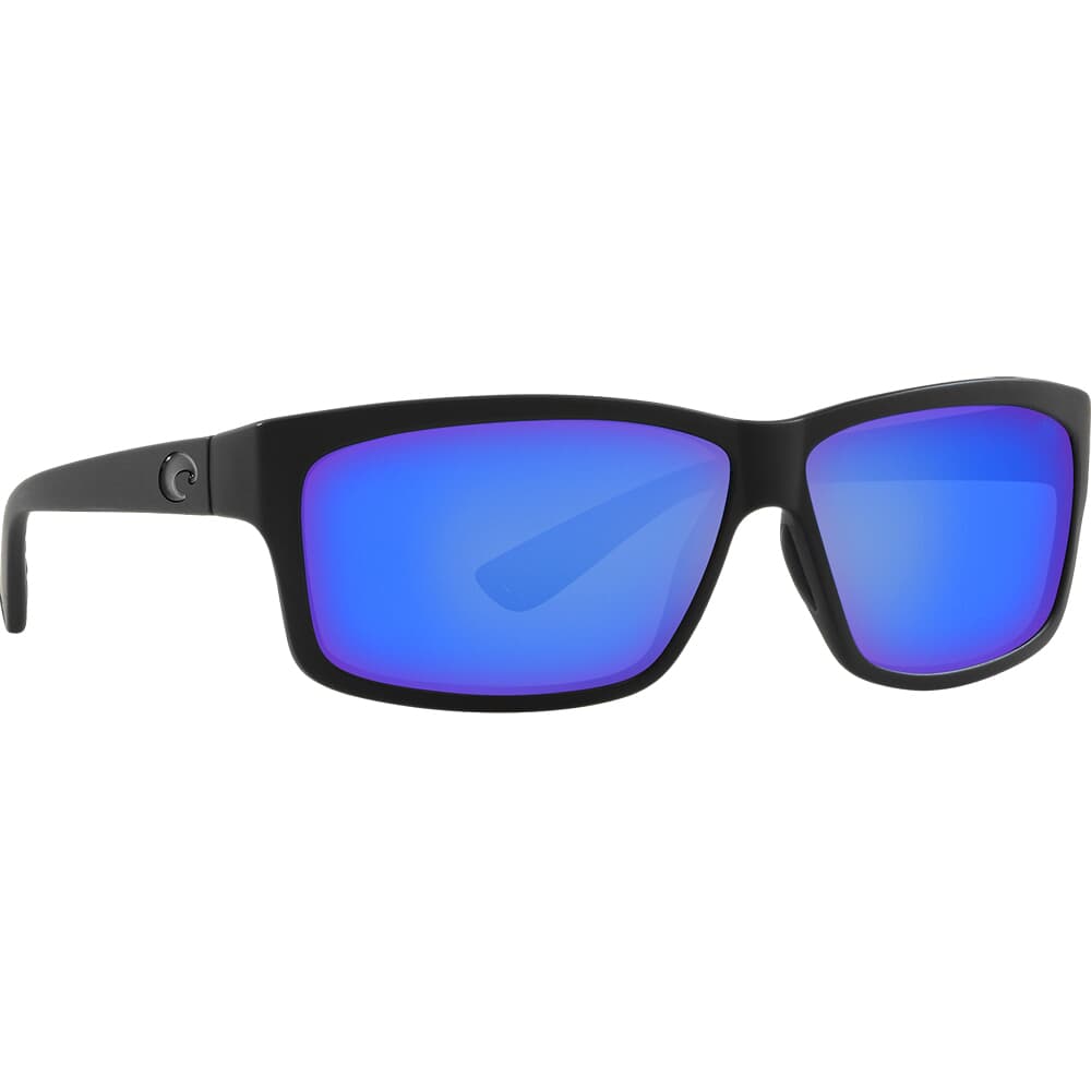 Costa Cut Blackout Frame Sunglasses w/ Blue Mirror 580P Lenses UT-01-OBMP