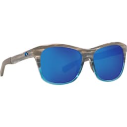 Costa Vela Ocearch Shiny Coastal Fade Frame Sunglasses w/ Blue Mirror 580G Lenses VLA-275OC-OBMGLP