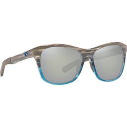 Costa Vela Ocearch Shiny Coastal Fade Frame Sunglasses w/ Gray Silver Mirror 580G Lenses VLA-275OC-OSGGLP