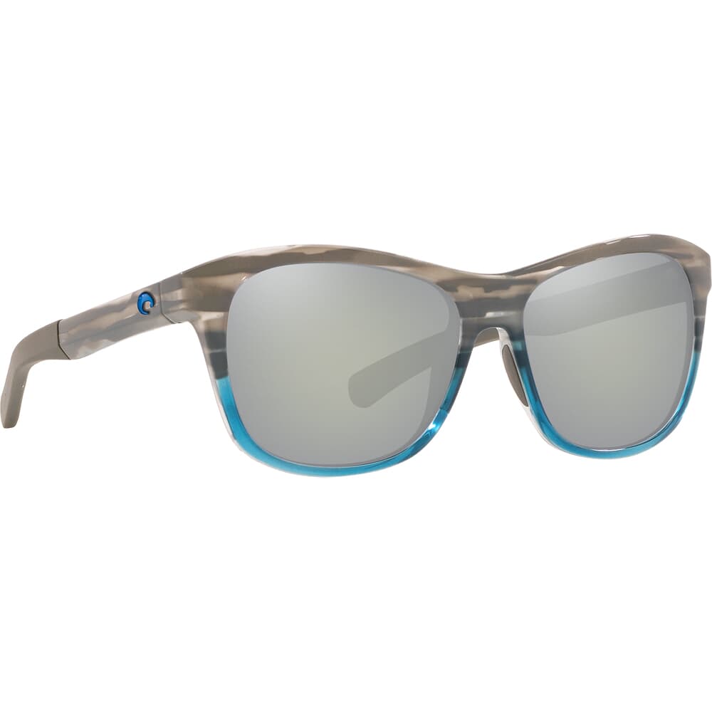 Costa Vela Ocearch Shiny Coastal Fade Frame Sunglasses w/ Gray Silver Mirror 580G Lenses VLA-275OC-OSGGLP