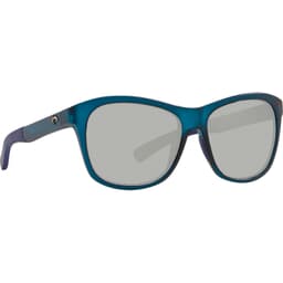 Costa Vela Ocearch Matte Deep Teal Crystal Sunglasses w/ Gray Silver Mirror 580G Lenses VLA-276OC-OSGGLP