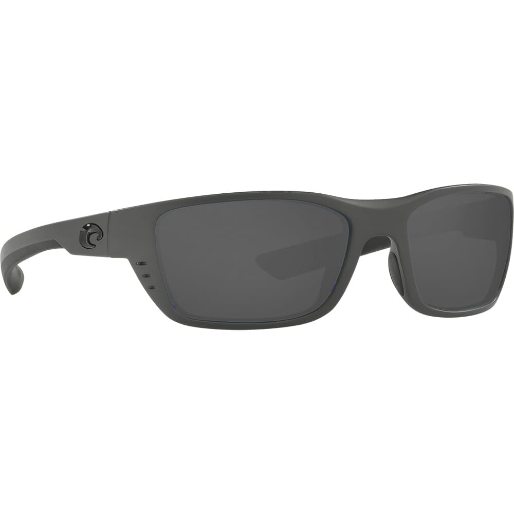 Costa Whitetip Matte Gray Frame Sunglasses w/ Green Mirror 580P Lenses WTP-98-OGMP