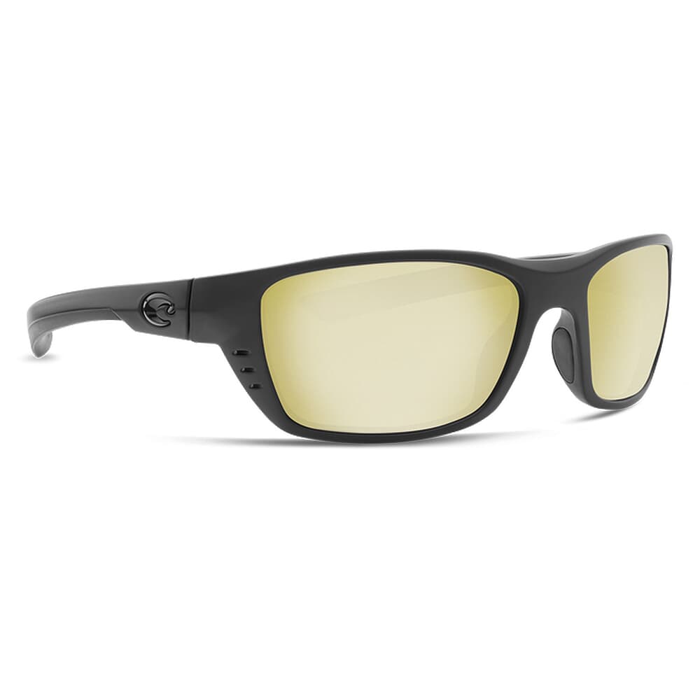 Costa Whitetip Blackout Frame Sunglasses w/ Sunrise Silver Mirror 580P Lenses WTP-01-OSSP
