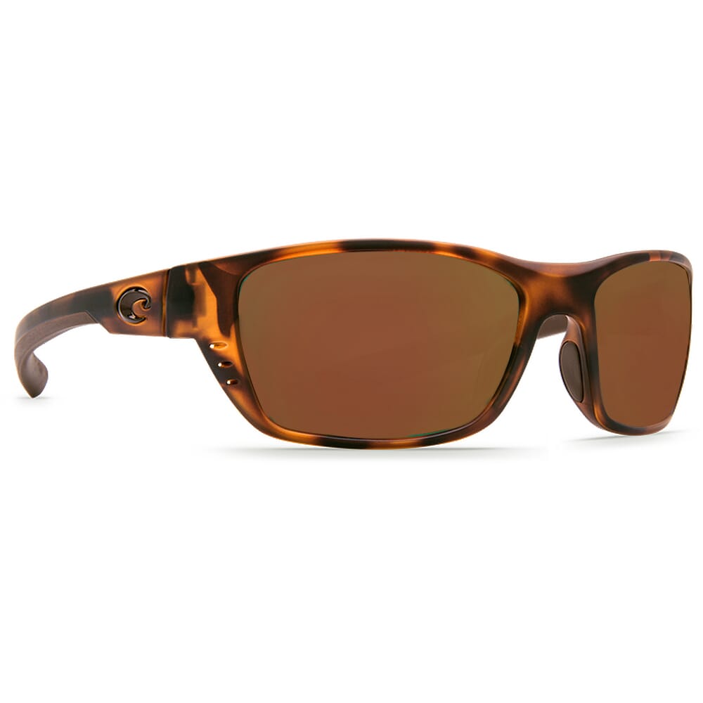 Costa Whitetip Matte Retro Tortoise Frame Sunglasses w/ Copper 580P C-Mate 1.50 Lenses WTP-66-OCP-1.50