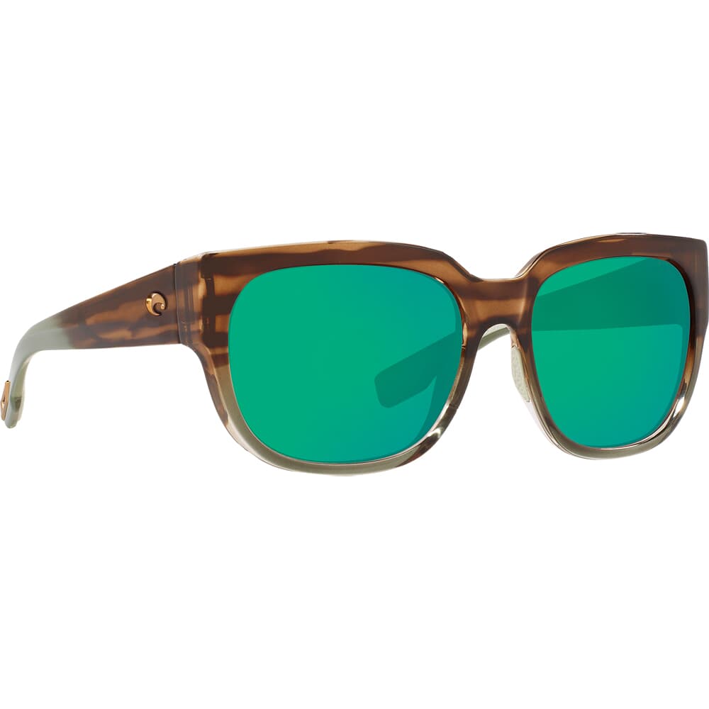 Costa Waterwoman II Shiny Ocean Jade Sunglasses w/ Green Mirror 580G Lenses WTR-292-OGMGLP