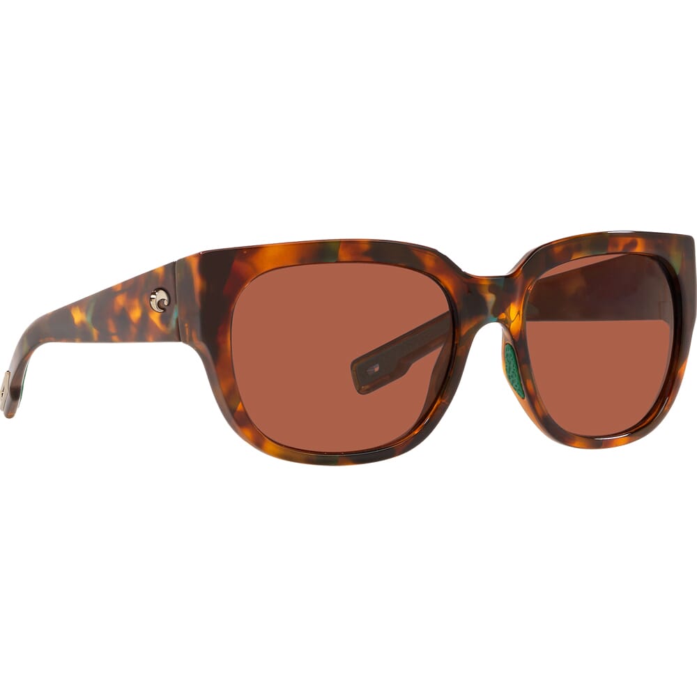 Costa Waterwoman Shiny Palm Tortoise Frame Sunglasses WTW-250