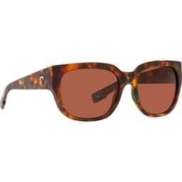 Costa Waterwoman Shiny Palm Tortoise Frame Sunglasses w/ Copper 580P Lenses WTW-250-OCP