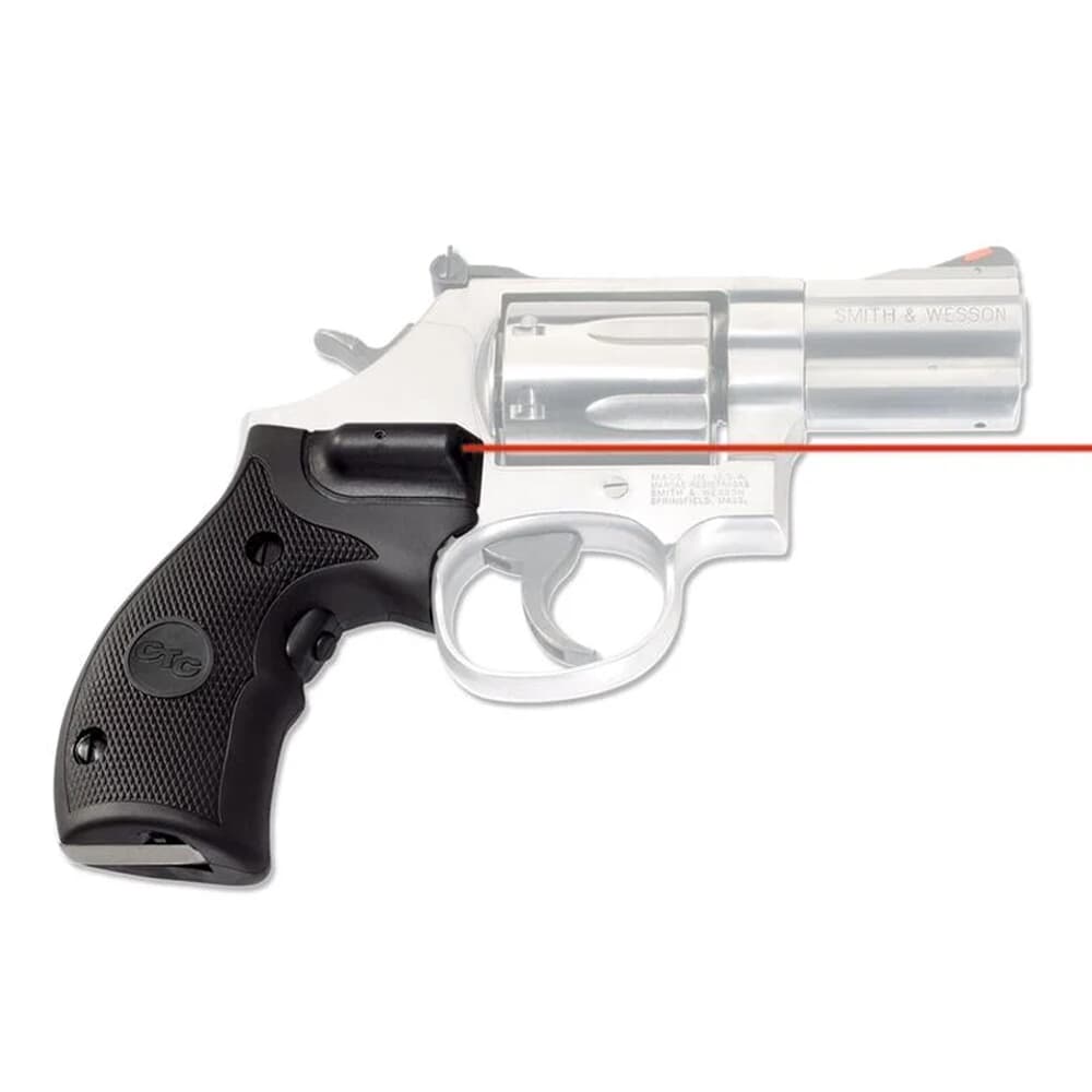 Crimson Trace LG-306 Lasergrips S&amp;W K&amp; L Round Butt &amp; Governor Frame Red Laser Sight 01-1180