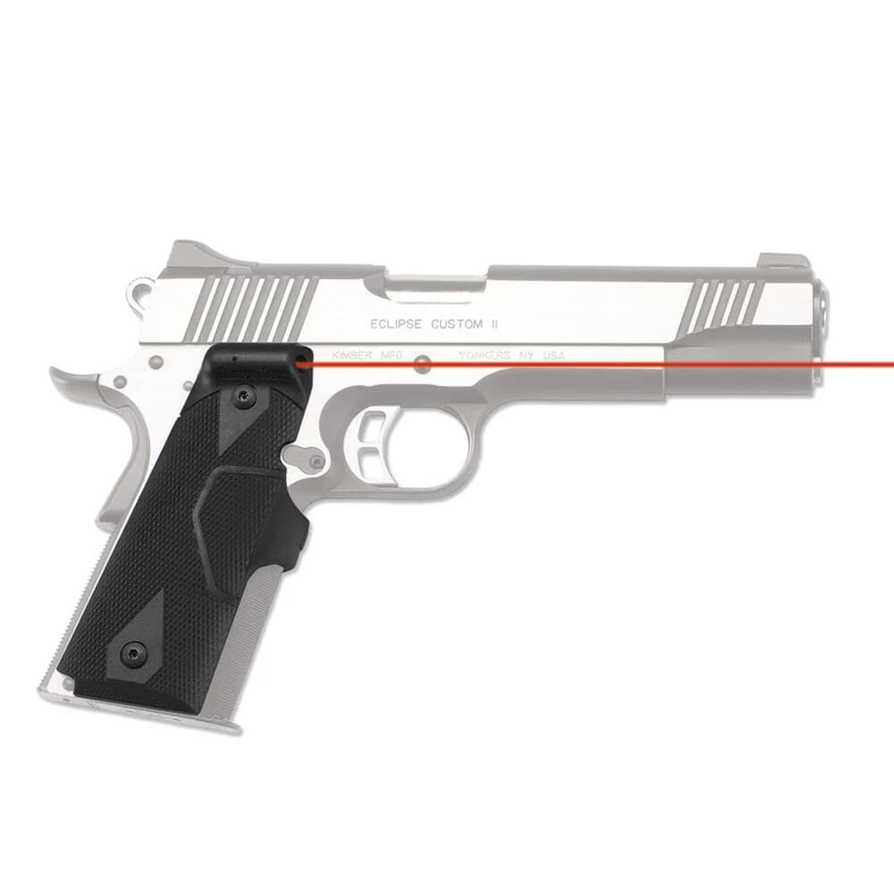 Crimson Trace LG-401 Lasergrips 1911 Full-Size Front Activation Red Laser Sight 01-1200