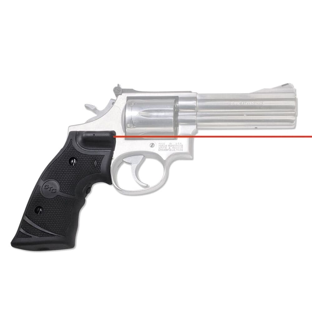 Crimson Trace LG-308 Lasergrips S&amp;W K&amp; L Round Butt Frame Red Laser Sight 01-1290