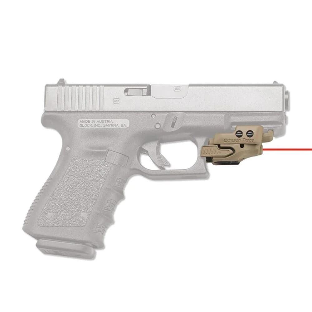 Crimson Trace CMR-201 CTAN Rail Master Coyote Tan Universal Red Laser Sight 01-3610-1