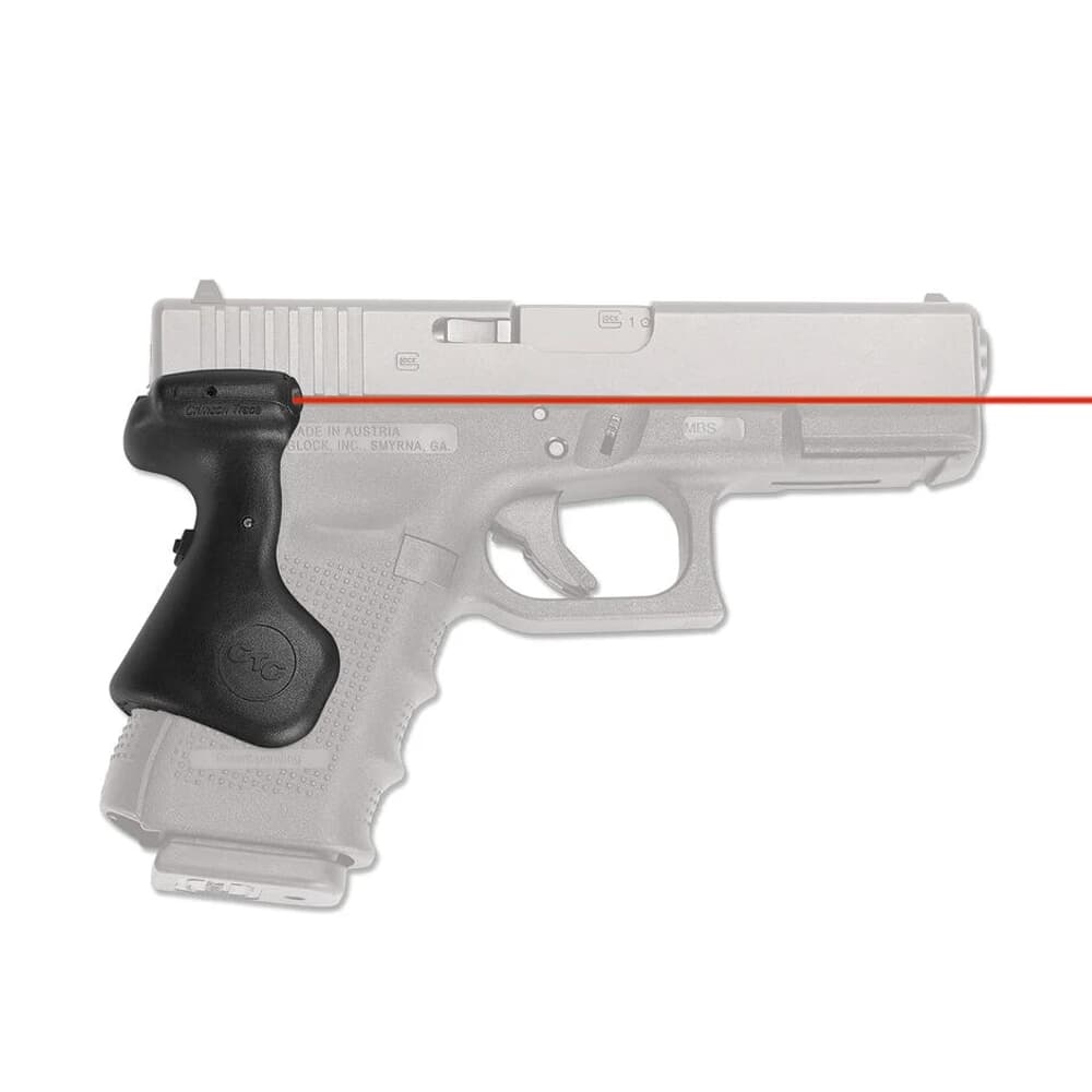 Crimson Trace LG-639 Lasergrips Glock Gen3/Gen4/Gen5 Compact Red Laser Sight 01-6910-1