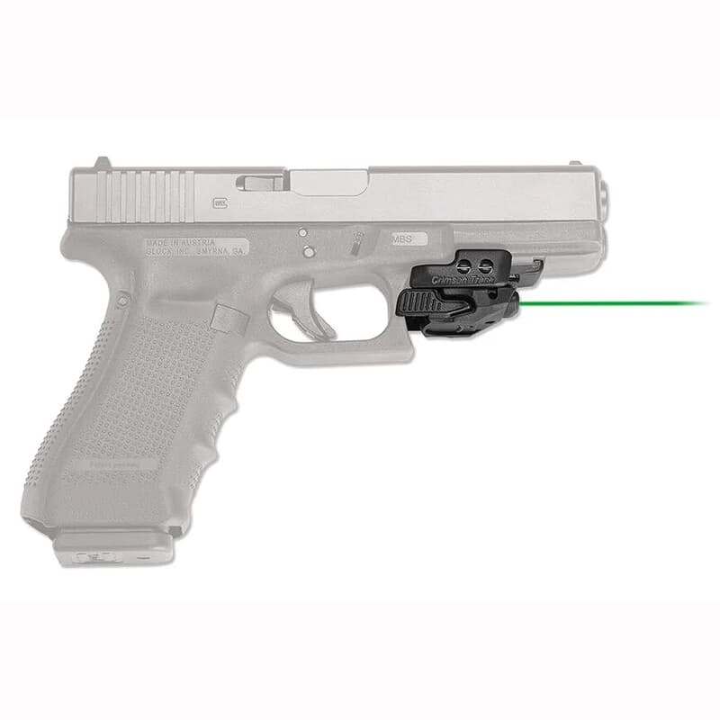 Crimson Trace Rail Master Universal Rail Mount Green Laser 3 Mode Laser Sight 01-4620-1