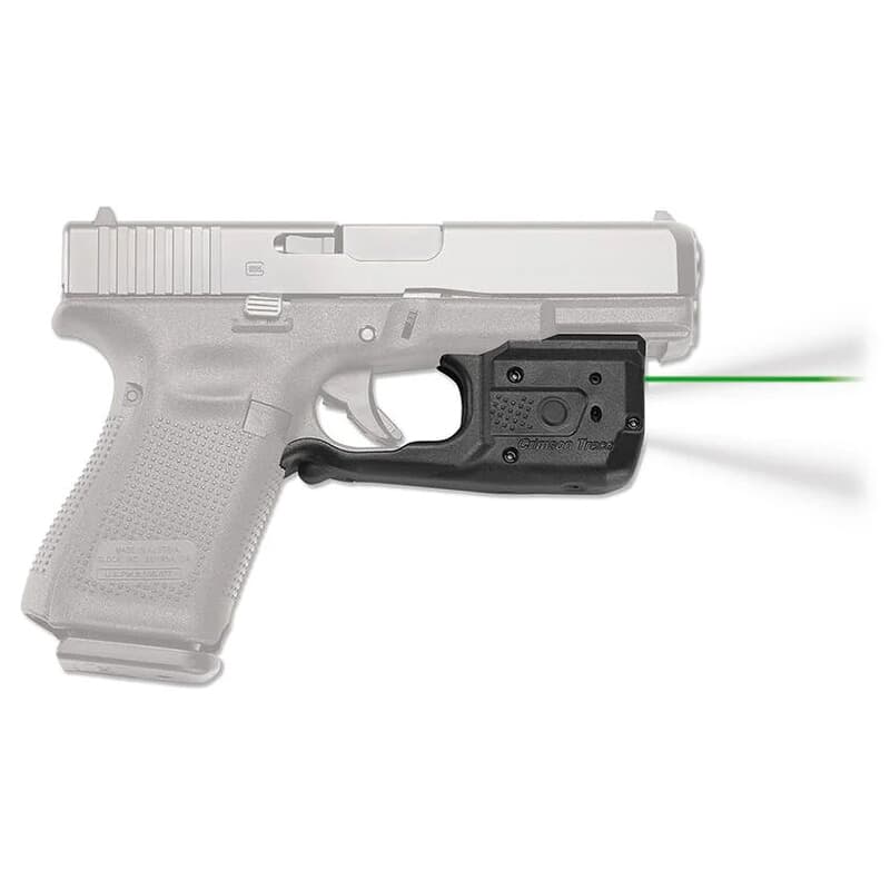 Crimson Trace LL-807G Laserguard Pro Glock Full-Size &amp; Compact Green Laser Sight w/White Tactical Light 01-6950-1