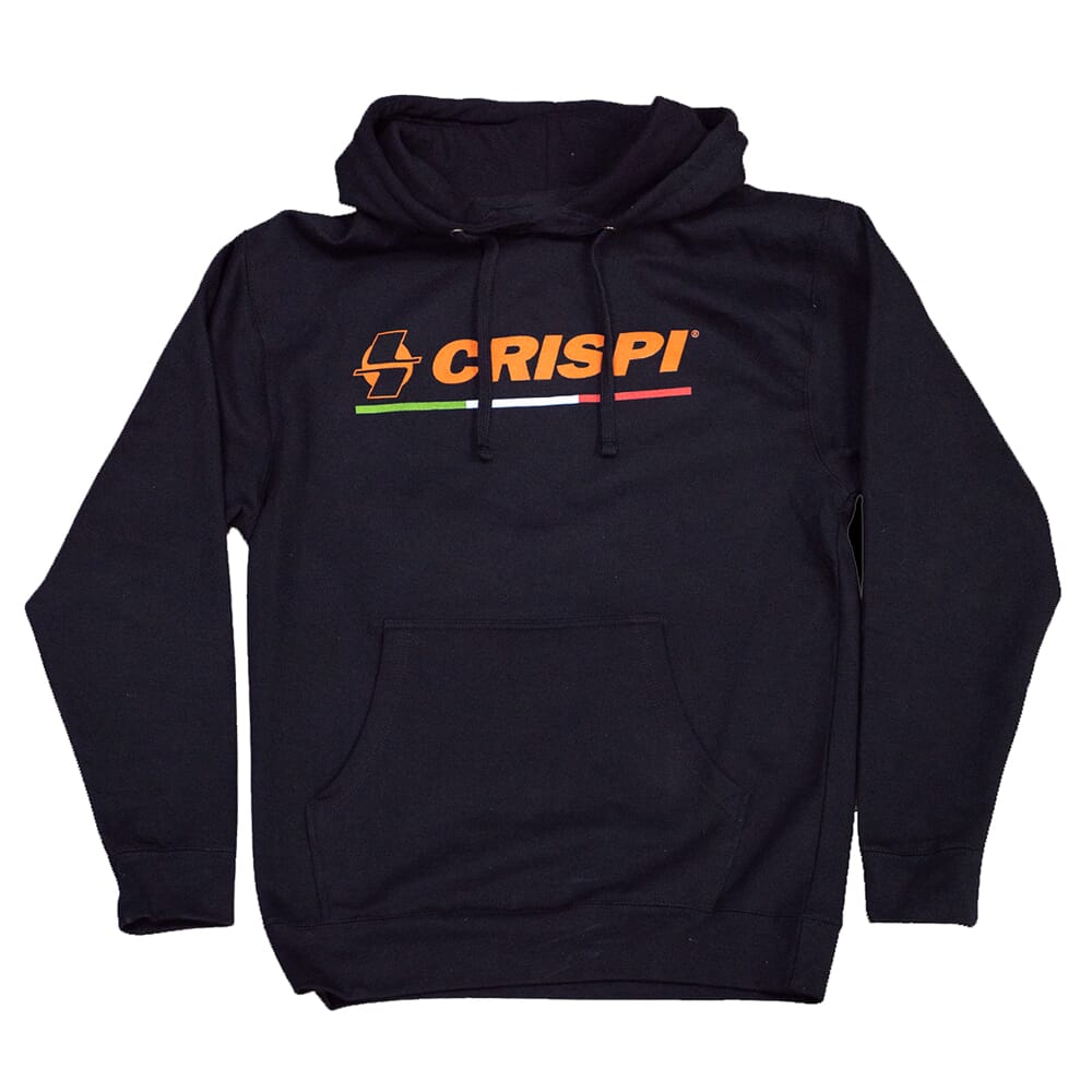 Crispi Hoodie Italy Flag Black Hoodie-Italy-Flag-Logo-BLK