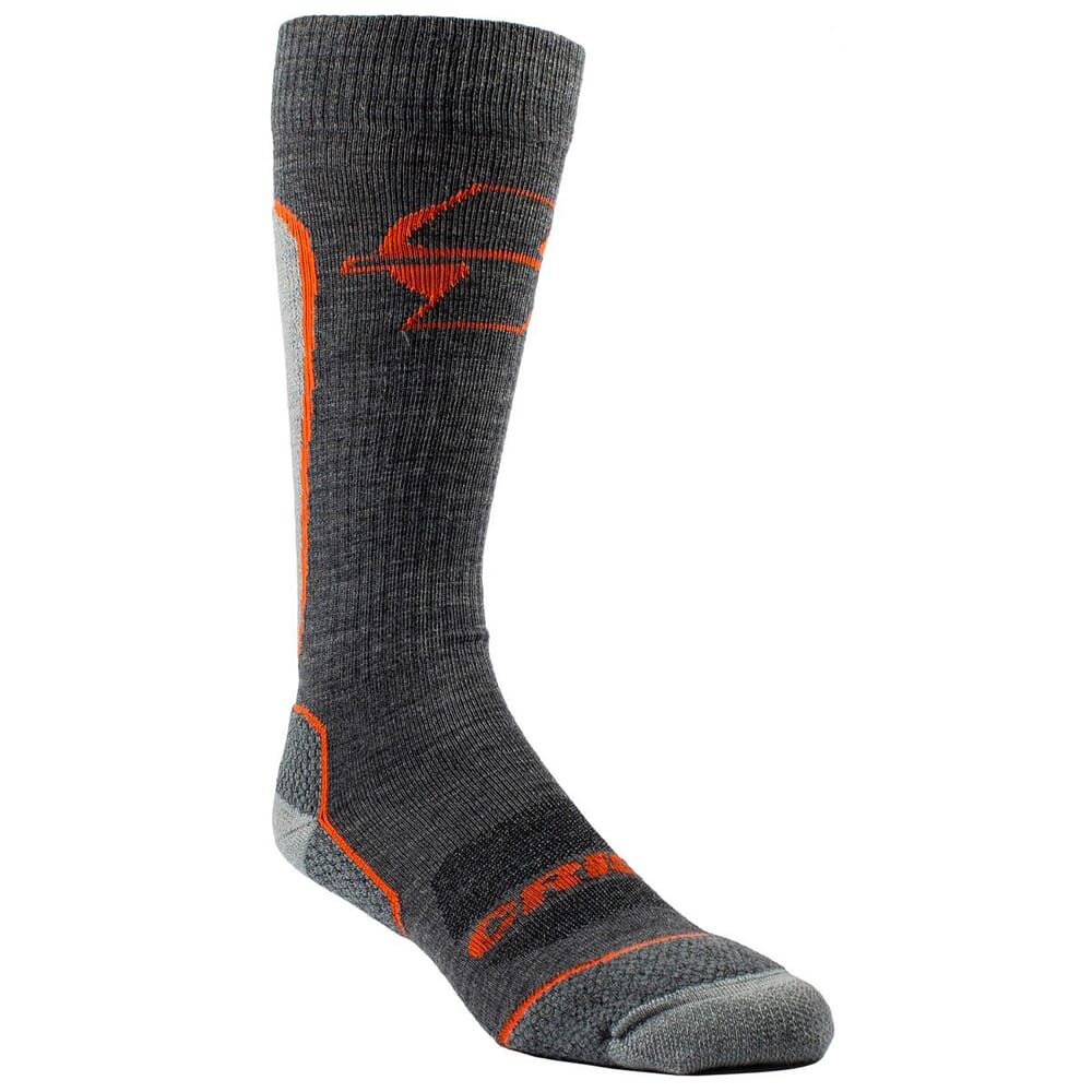 Crispi Manti Charcoal Mid-Calf Sock 8441-Charcoal
