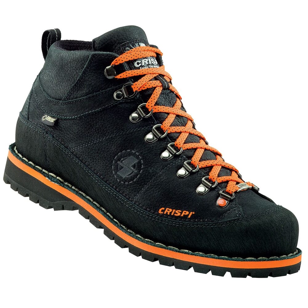 Crispi Men's Monaco Premium Black/Orange GTX Boots 5710-9907