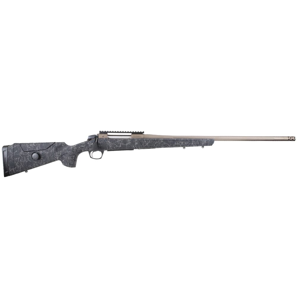 CVA Cascade Long Range Hunter 6.5 PRC 24&quot; 1:8&quot; 5/8x24&quot; Bbl Smoke Bronze/BLK w/Smoked Bronze Web Rifle w/Soft Touch Stock CR3959F