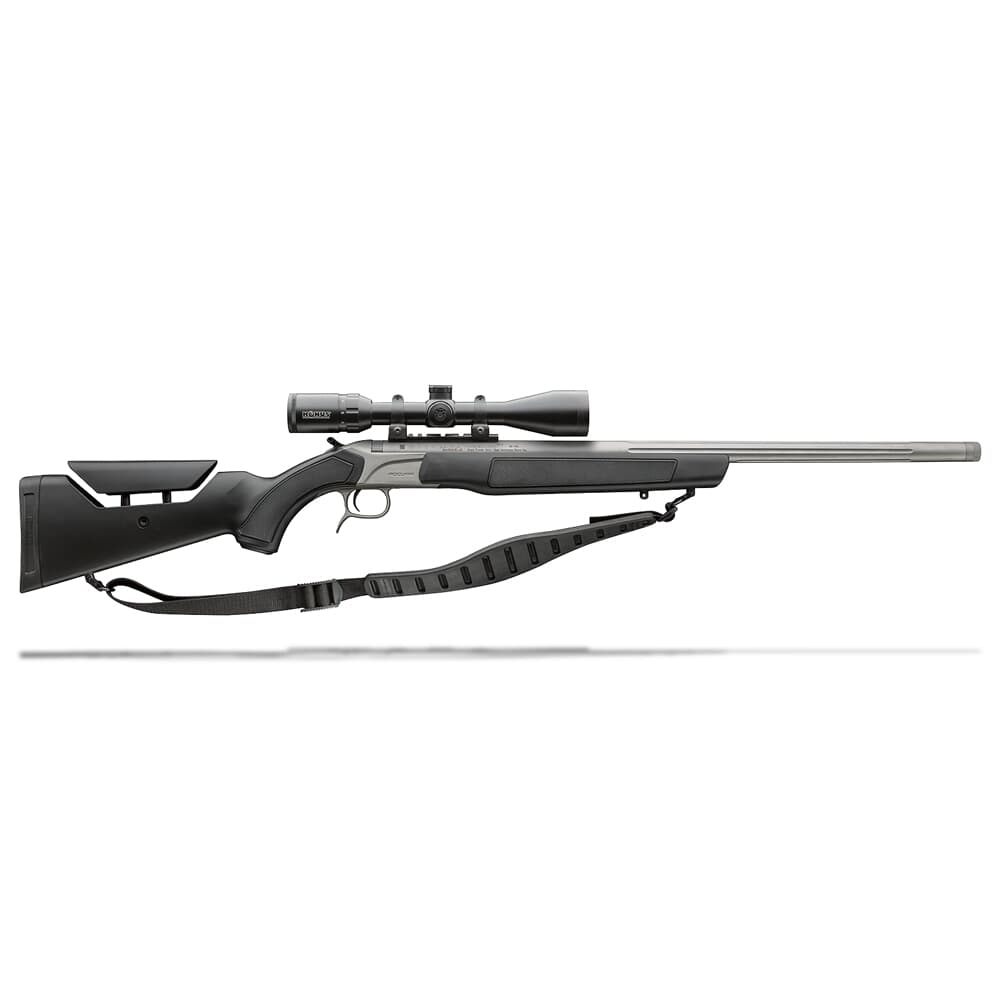 CVA Accura MR-X .50 Cal 26" 3/4x24 Bbl SS/Black Break Action Inline Muzzleloader w/Knous Pro 3-9x40 Scope & Soft Case PR3241SSC