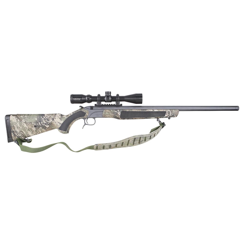 CVA Accura MR-X .50 Cal 26&quot; 3/4x24 Bbl Sniper Grey/True Timber Strata Break Action Inline Muzzleloader w/Knous Pro 3-9x40 Scope &amp; Soft Case PR6223NSC