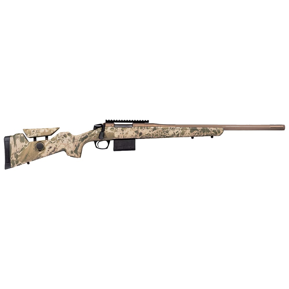 CVA Cascade Varmint Hunter .243 Win 22" 1:10" 5/8x24" Bbl Smoke Bronze/Real Tree Hillside Rifle w/Soft Touch Stock CR4030