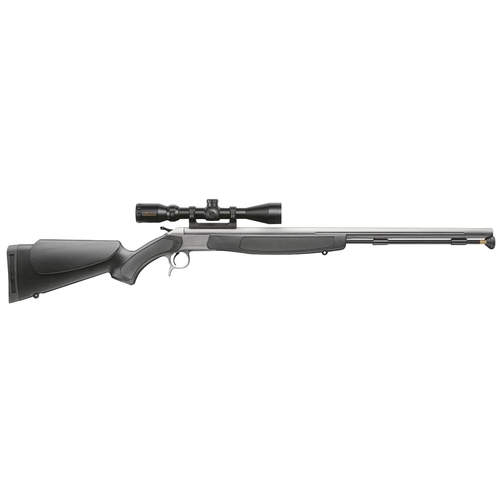 CVA CROSSFIRE 26" 1:28" Bbl Stainless Steel/Black .50 Cal Muzzleloader w/KonusPro 3-9x40 BDC & Soft Case CR3801SSC