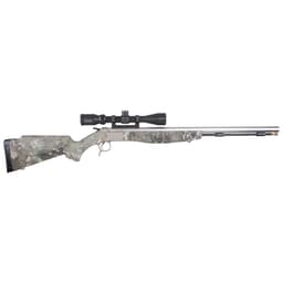 CVA OPTIMA V2 .50 Cal 26" 1:28" Bbl SS/True Timber Strata BA Inline Muzzleloader w/KonusPro 3-9x40 BDC, DuraSight Mounts, & Soft Case PR6022SSC