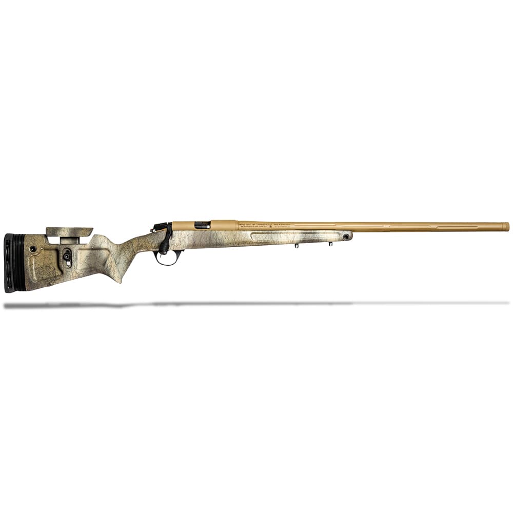 CVA Paramount PRO V2 .50 Cal 26" 3/4x24 Bbl FDE/Camo Bolt Action Inline Muzzleloader w/Grayboe Stock, Long Range Accy Kit, & Peep Sight PR3521N