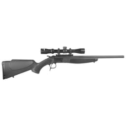 CVA Scoped Scout .243 Win 20" 1:10" Bbl Blued/Black Single Shot Rifle w/Mounted KONUS Scope CR4816SC