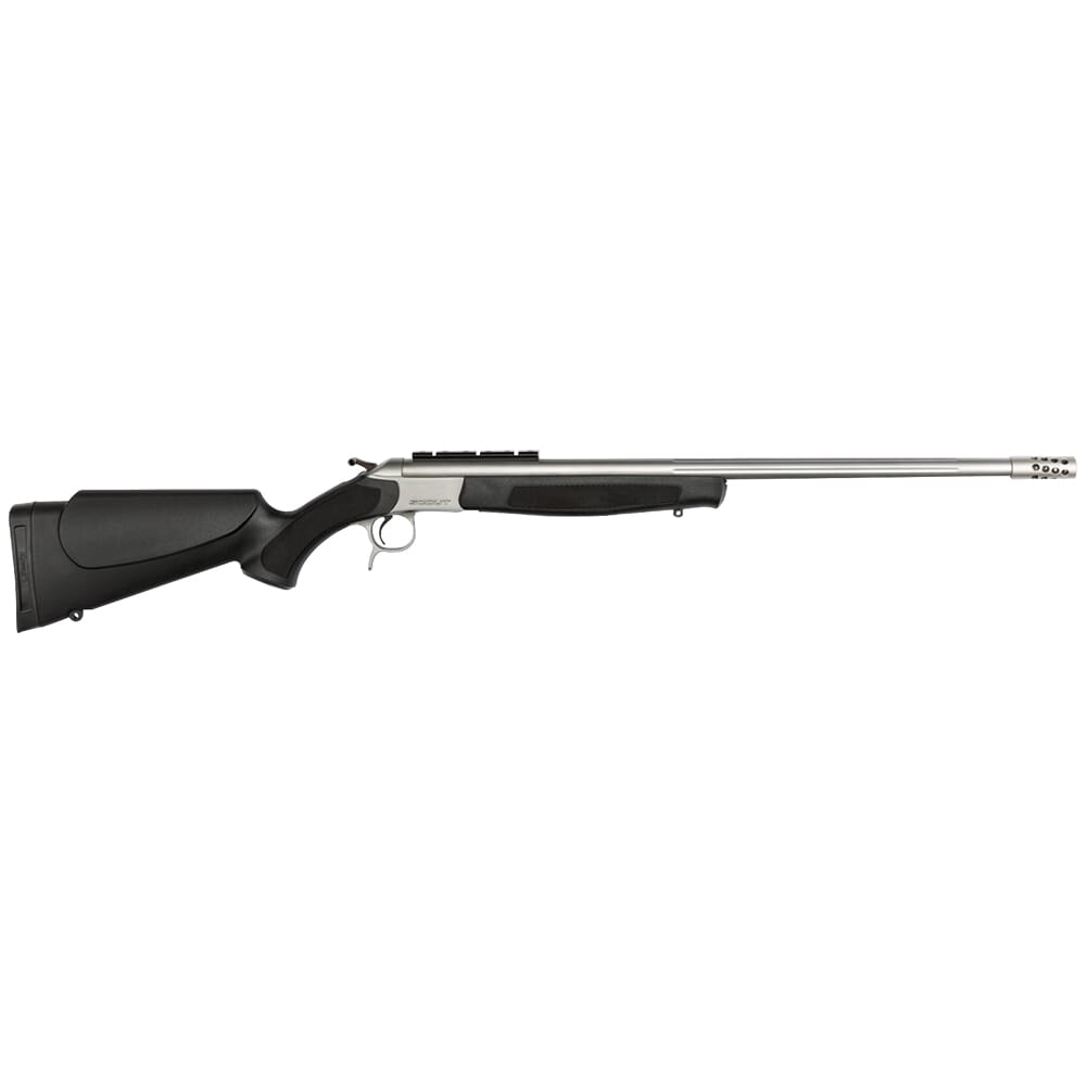 CVA Scout TD .444 Marlin 25" 1:20" M18x1" Bbl Stainless/Black Take-Down Single Shot Rifle CR4913S