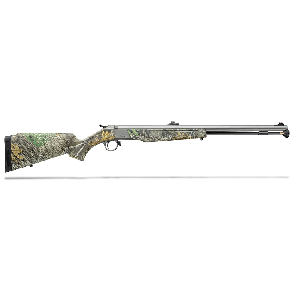 CVA Wolf V2 209 Magnum .50 Cal 24&quot; 3/4x24 Bbl SS/Realtree Edge Break Action Inline Muzzleloader w/Fiber Optic Sights PR2118S