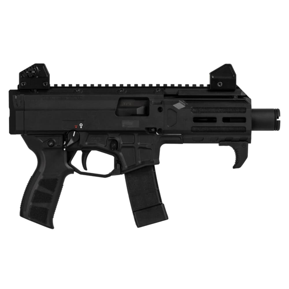 CZ-USA Scorpion 3 Plus Micro 9mm 4.2&quot; 1/2x28 Bbl Pistol w/(5) 20rd Mags &amp; Rear QD Sling Mount 91430